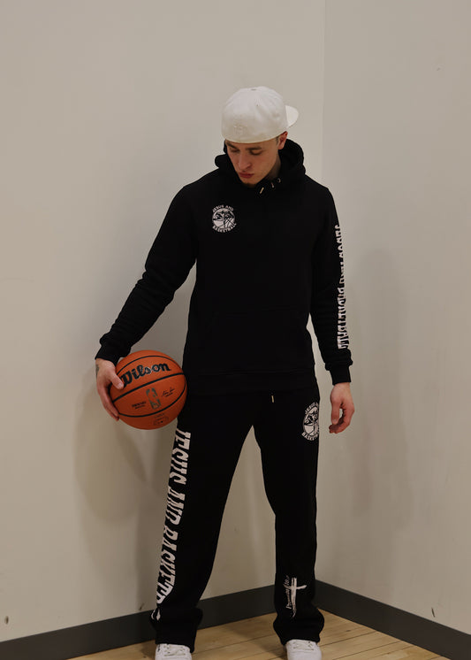 Black 'Jesus And Basketball' Sweatsuit