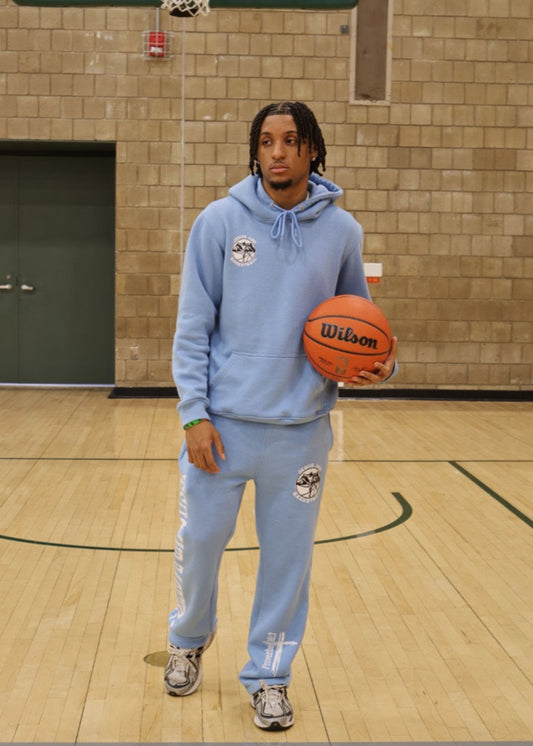 Blue 'Jesus And Basketball' Sweatsuit