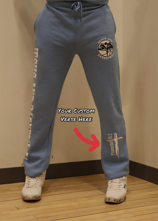 Blue Customizable Sweatpant